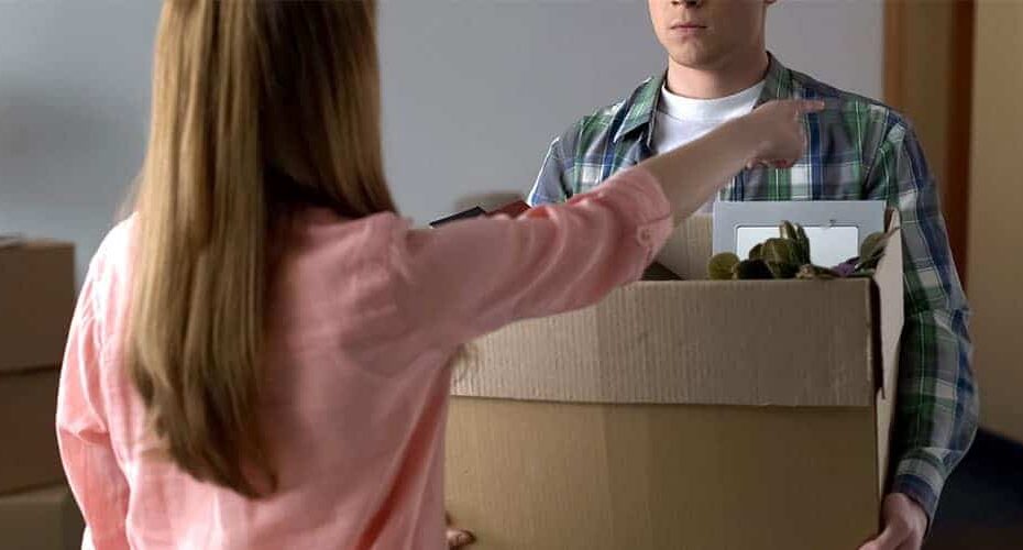 Partner muss Wohnung verlassen