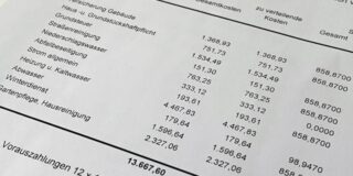 Nebenkostenabrechnung - Betriebskostenabrechnung
